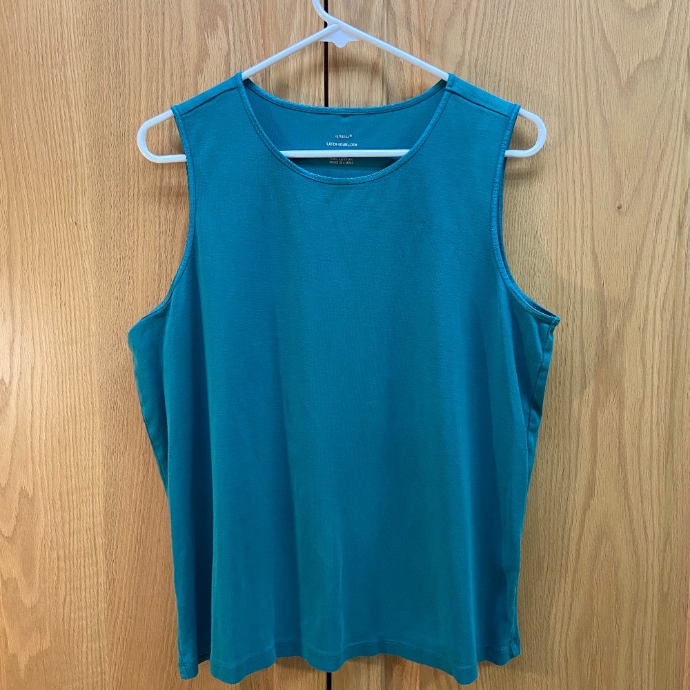 CJ Banks "Layer your Look" sleeveless tank